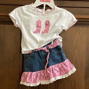 Kiddie Korral Girls Western Wear Outfit